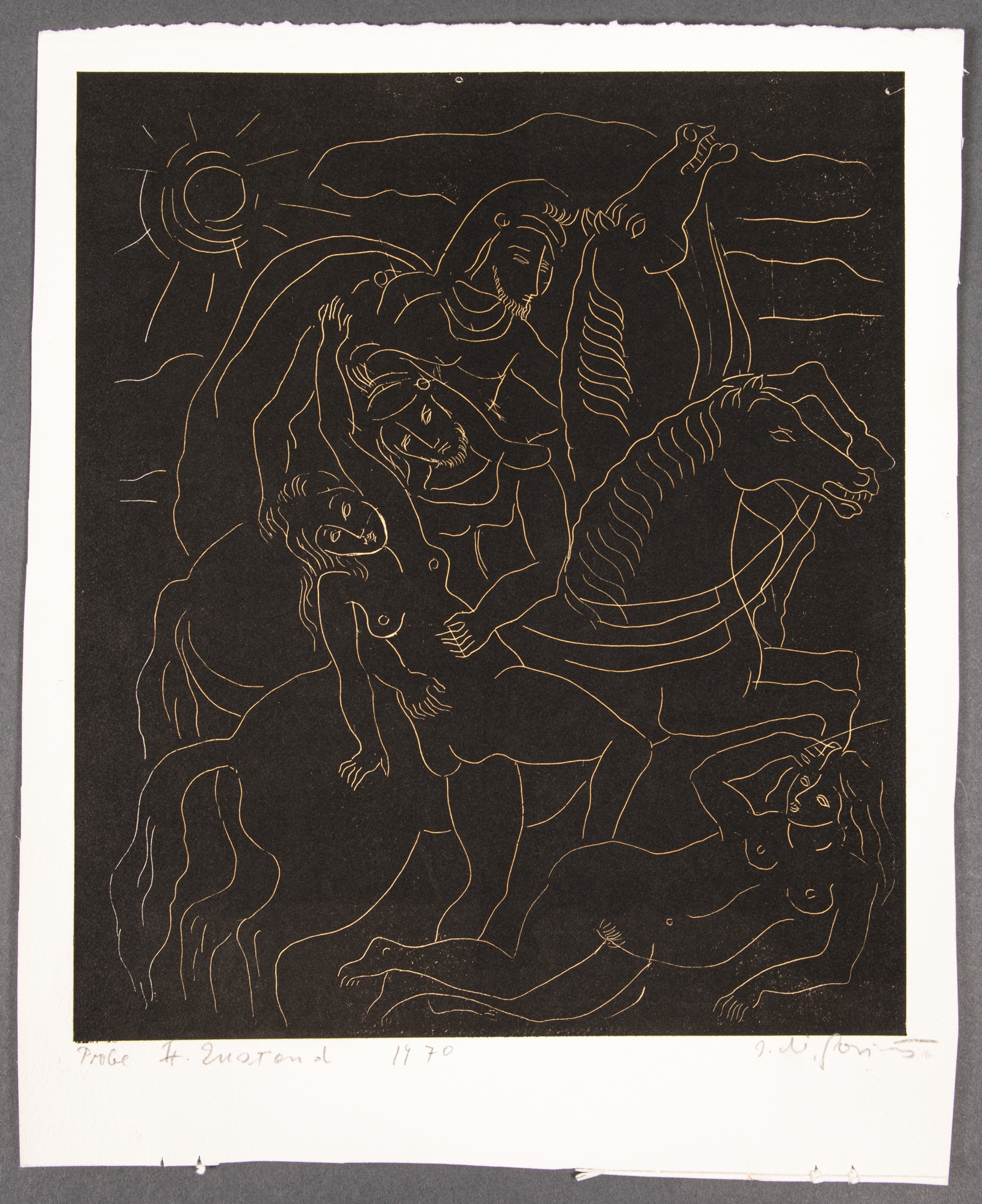 Wolfgang Gorius | Der Raub der Sabinerinnen (1970) | MutualArt