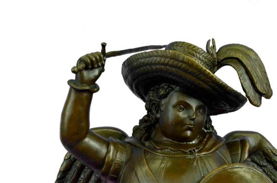 Fernando Botero | Archangel with large hat | MutualArt