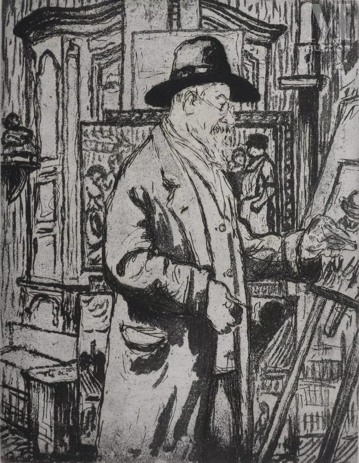 Joseph Victor Roux-Champion | Portrait de Maximilien Luce peignant ...