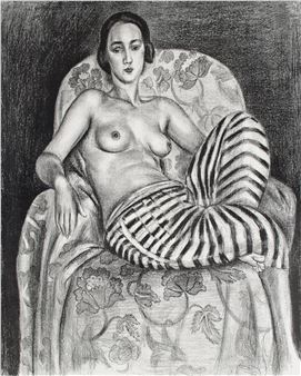 Grande Odalisque à la Culotte Bayadère (D.455)