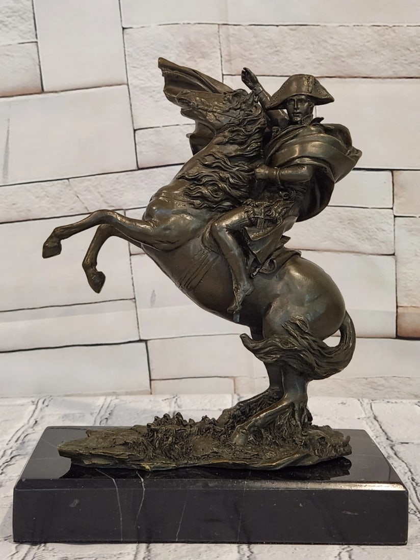 Lt Col. Ward | Napoleon Bonaparte Crossing the Alps Bronze Sculpture ...
