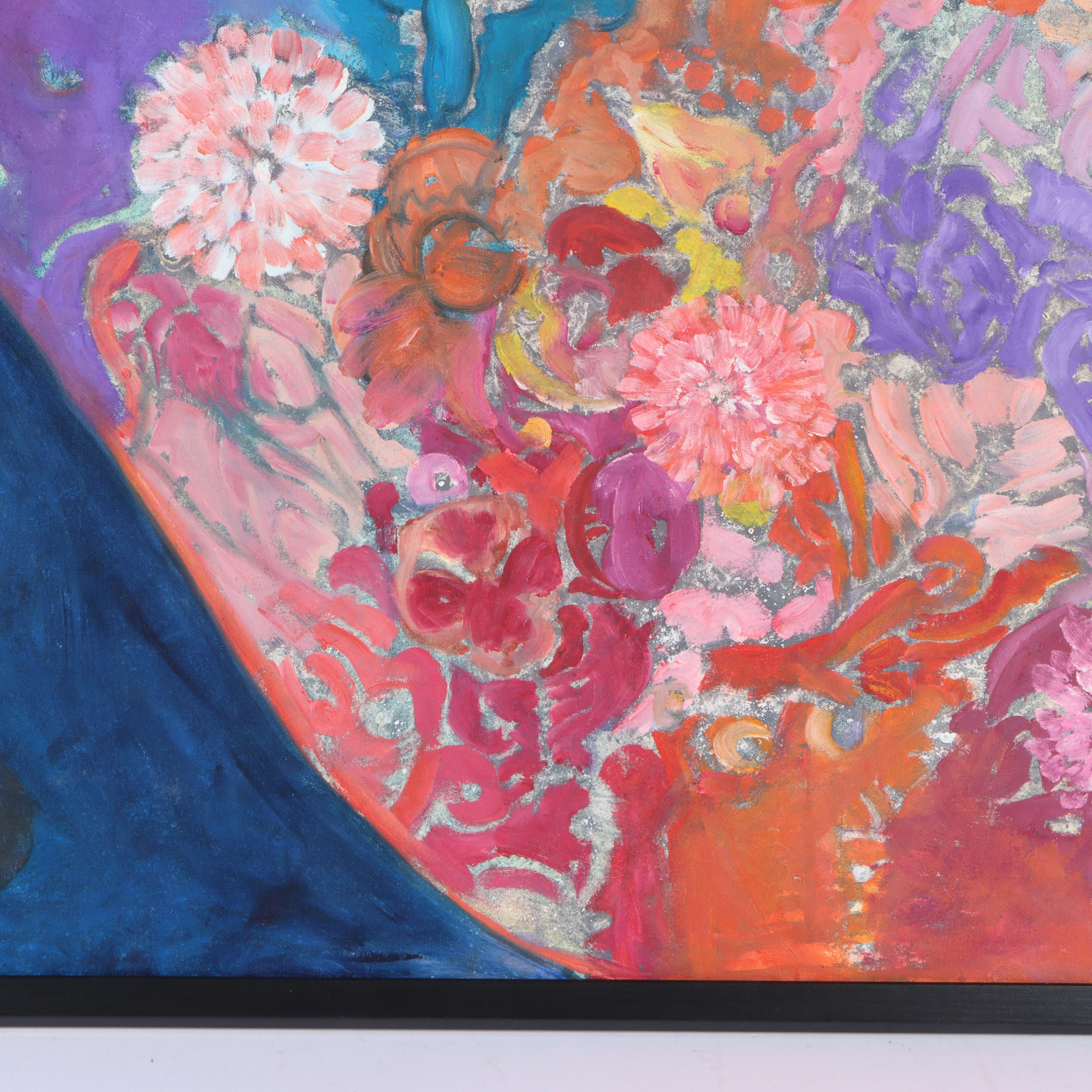 Mae Alice Engron | floral abstract | MutualArt