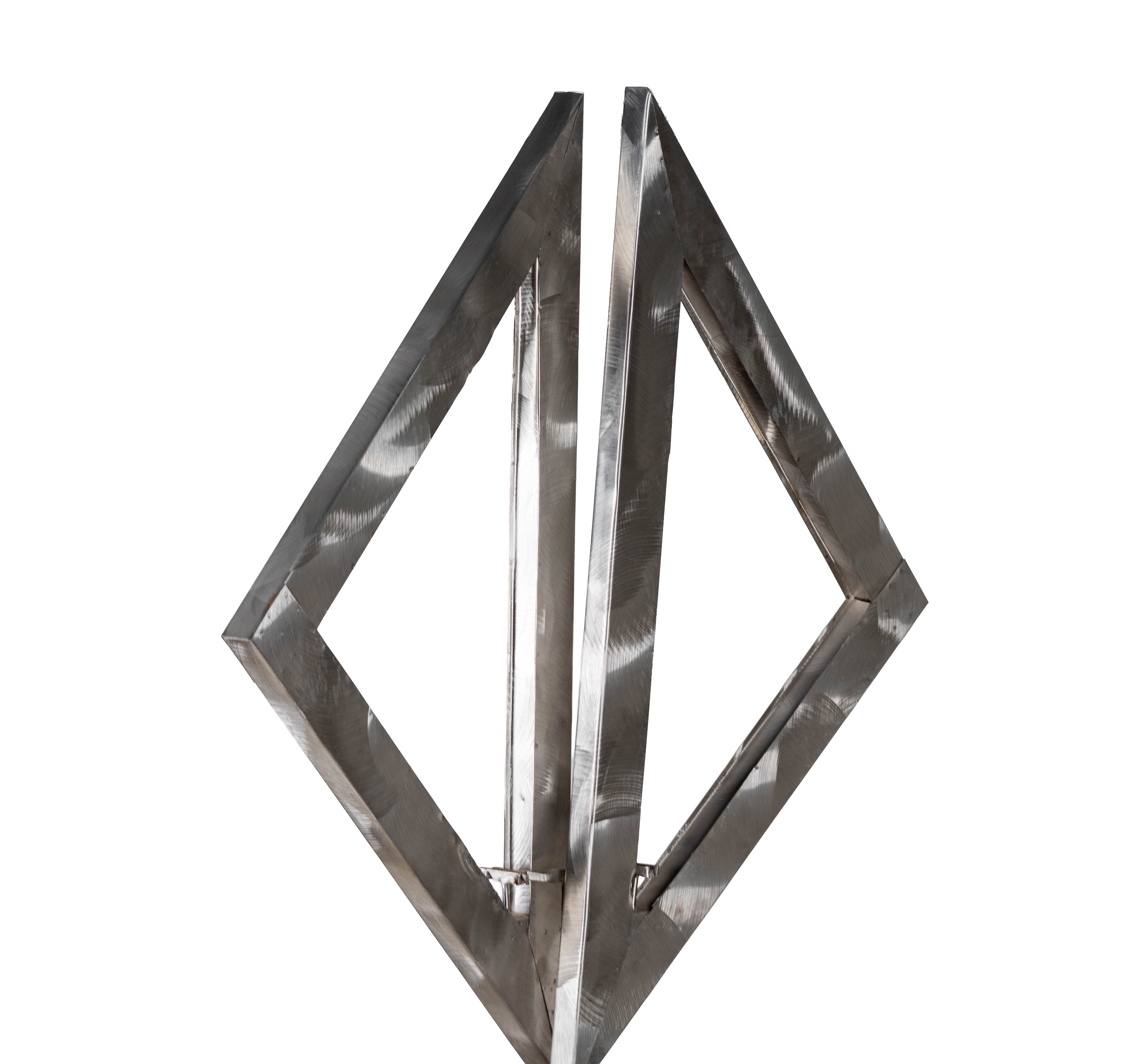 George Rickey | Two Open Triangles Up III (30) | MutualArt