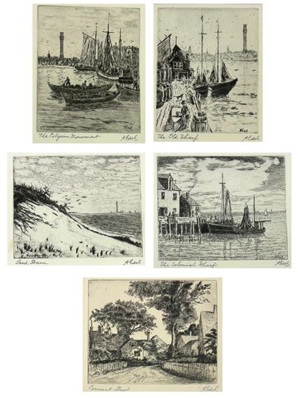 Albert Edel | Lot of 5 Etchings | MutualArt