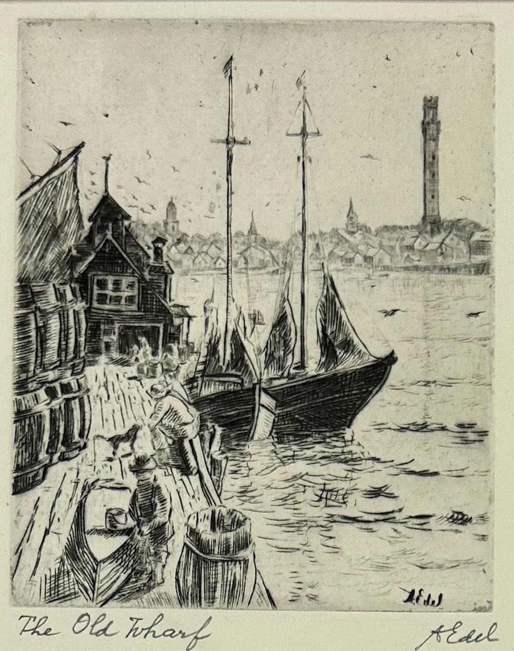 Albert Edel | Lot of 5 Etchings | MutualArt