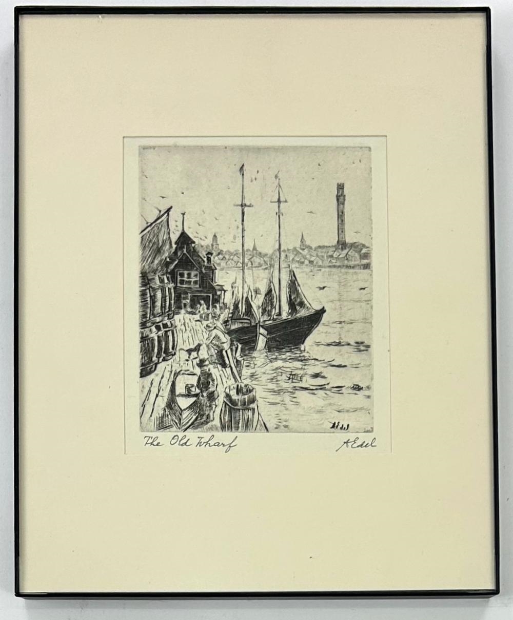 Albert Edel | Lot of 5 Etchings | MutualArt