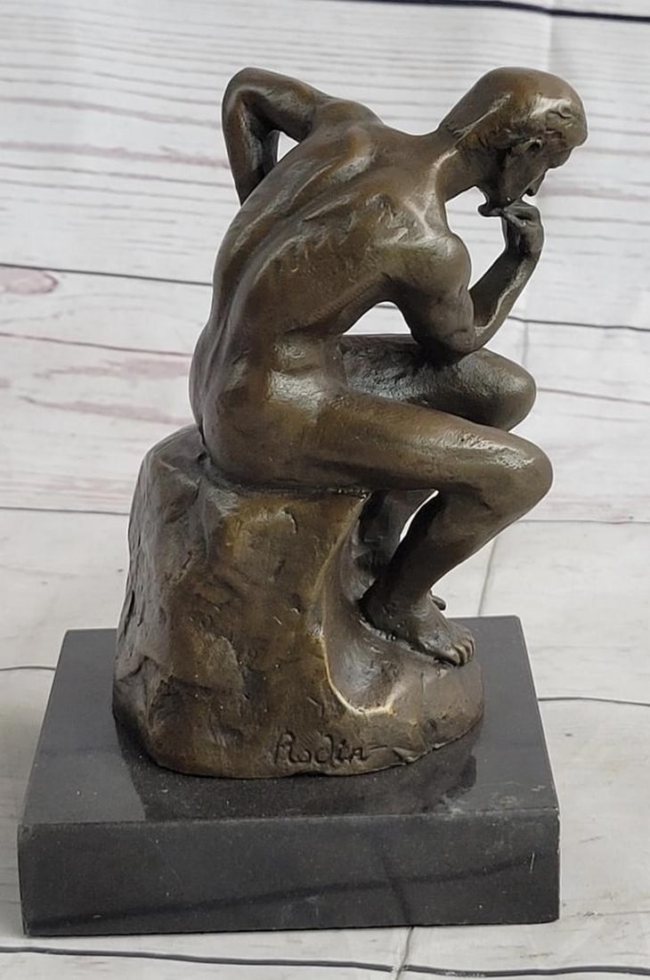 Auguste Rodin | The Thinking Man Bronze Sculpture | MutualArt