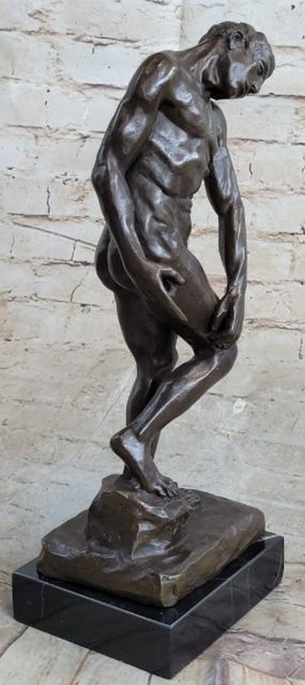 Auguste Rodin | Adam Bronze Statue Replica | MutualArt