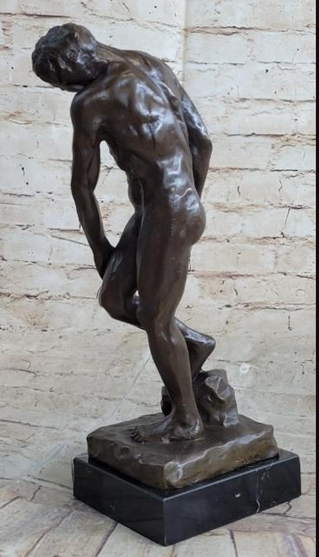 Auguste Rodin | Adam Bronze Statue Replica | MutualArt