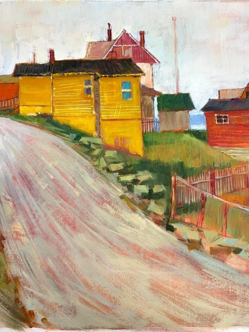 Alan Caswell Collier | Original 28 X 20 Acrylic Of Musgravetown ...