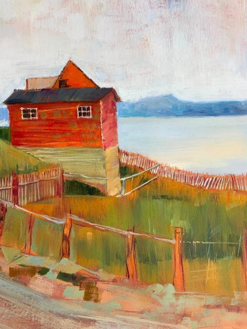 Alan Caswell Collier | Original 28 X 20 Acrylic Of Musgravetown ...