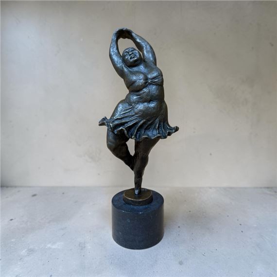 Fernando Botero | Voluptuous Ballerina | MutualArt