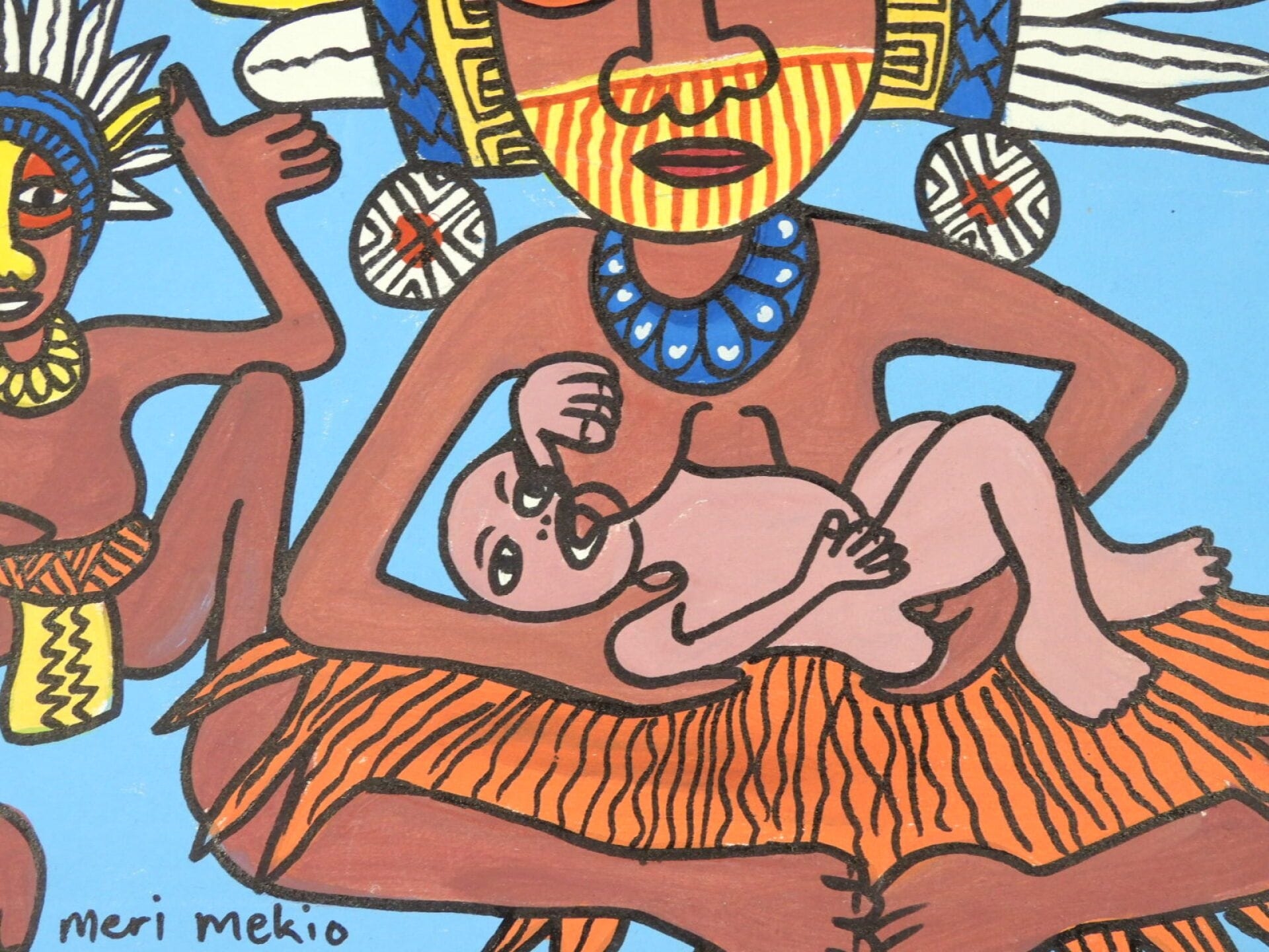 John Siune | Breastfeeding - Meri Mekio givem susu long Pikimini ...