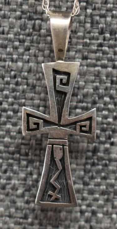 Joe Josytewa | HOPI CROSS PENDANT (JOE JOSYTEWA) (1980s - 1990s ...