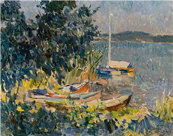 Boote am Bielersee Picture