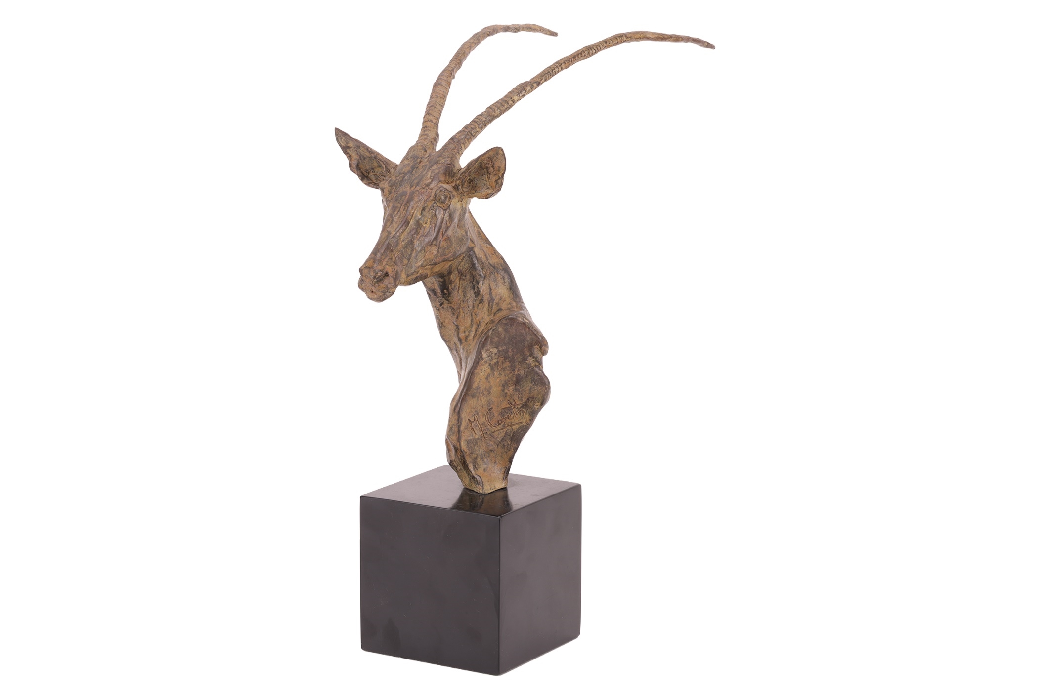 Mark Coreth | Head of a Sable Antelope | MutualArt