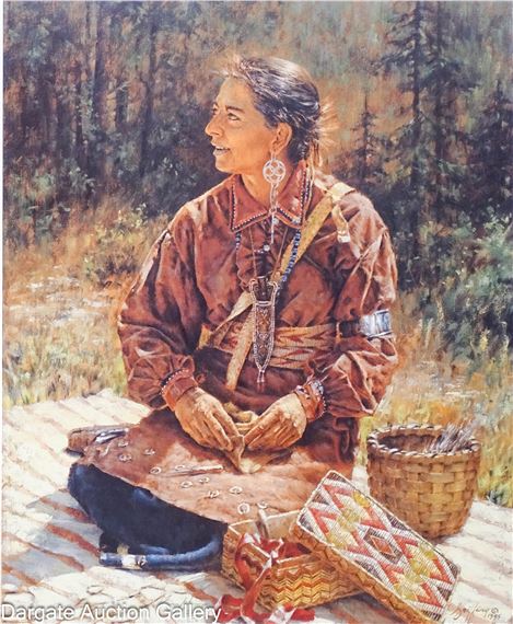 She works with Quills - Robert Griffing