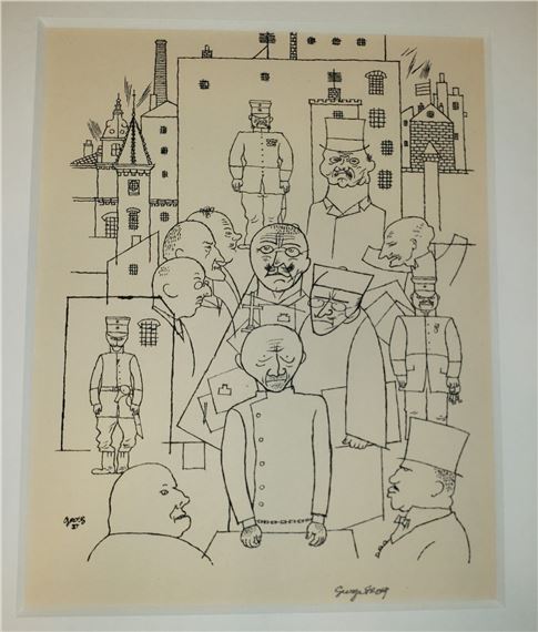 George Grosz | He Made Fun of Hindenburg (Er hat Hindenburg verspottet ...