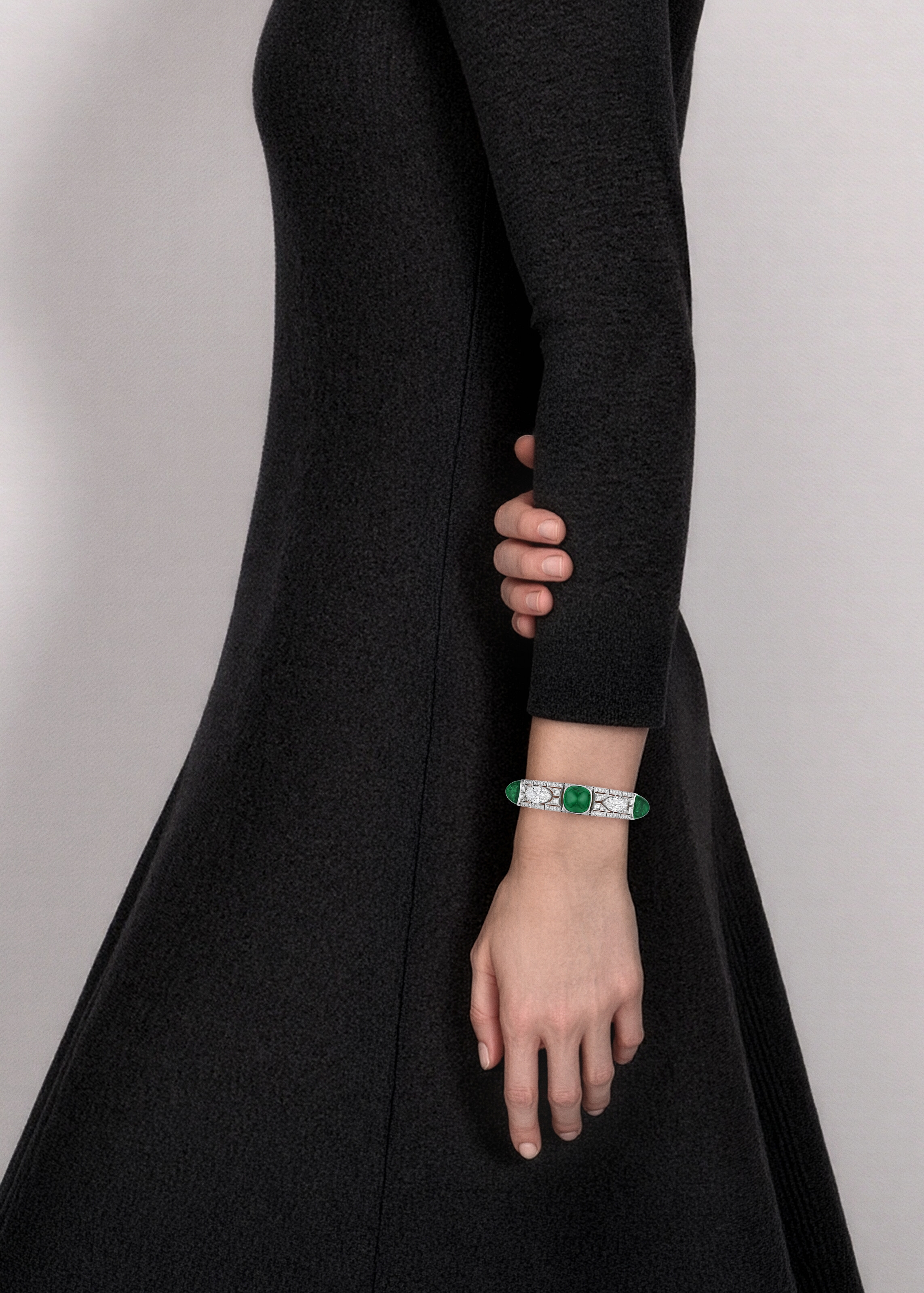Tiffany & Co. | AN EXQUISITE TIFFANY & CO. ART DECO EMERALD AND DIAMOND ...