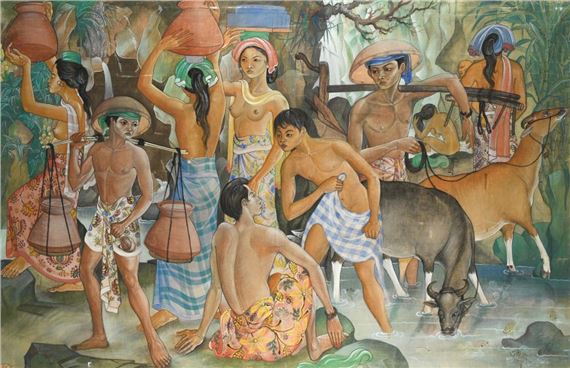 I Made Sukada | Bali life (1968) | MutualArt
