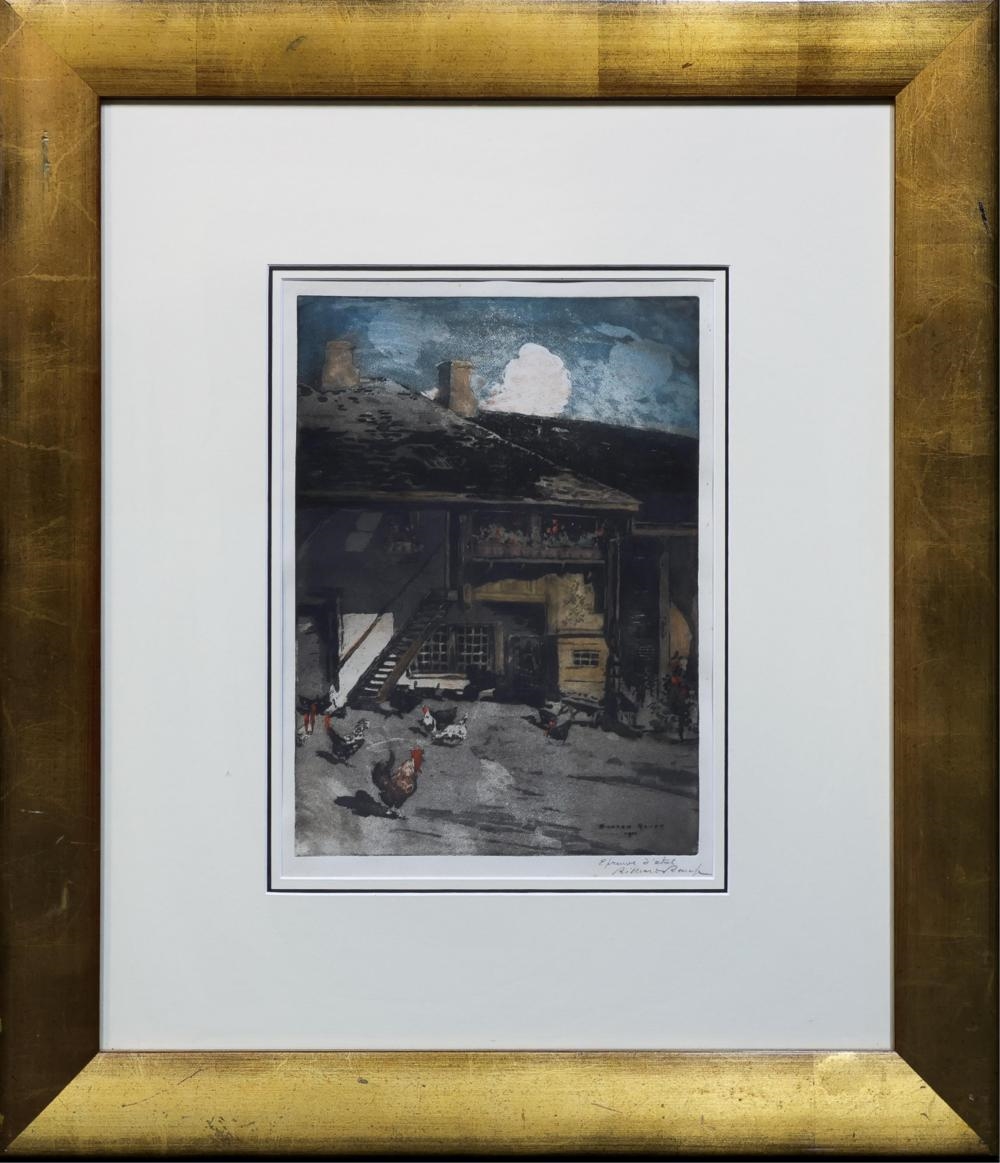 Richard Ranft | The Farmyard (1901) | MutualArt