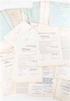 TV Stars (31) Signed Document Collection - George Carline