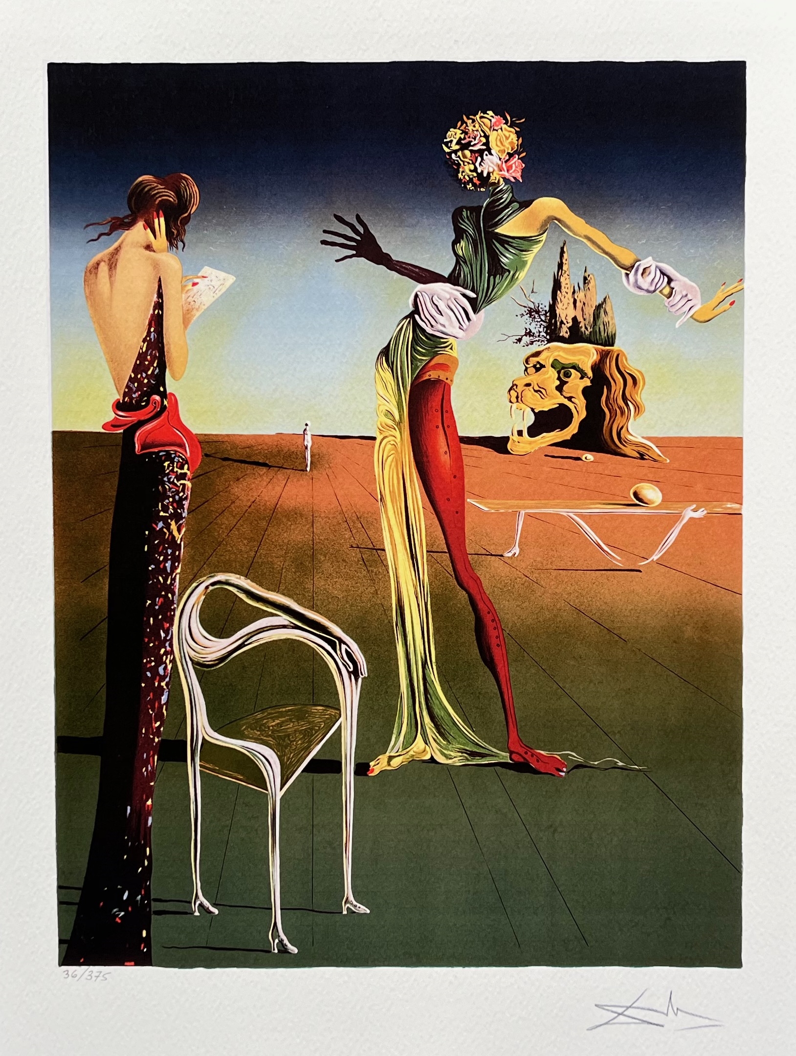 Salvador Dalí | WOMAN WITH HEAD OF ROSES Facsimile Signed Numbered ...