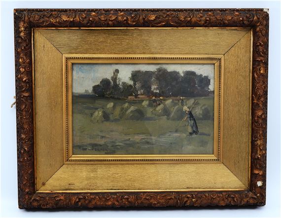 Working in a corn field - William Alfred Gibson
