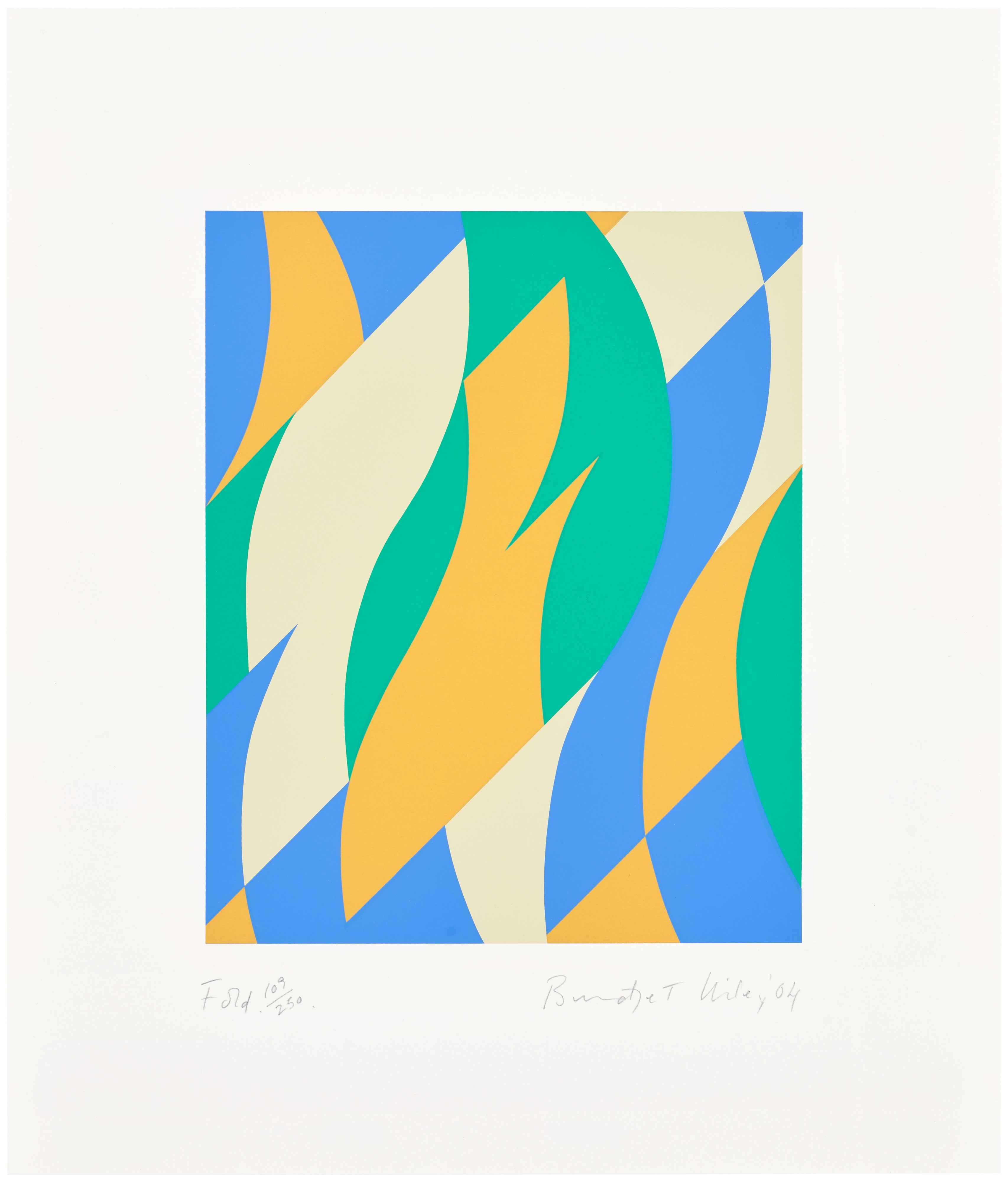 Bridget Riley | Fold (2004) | MutualArt