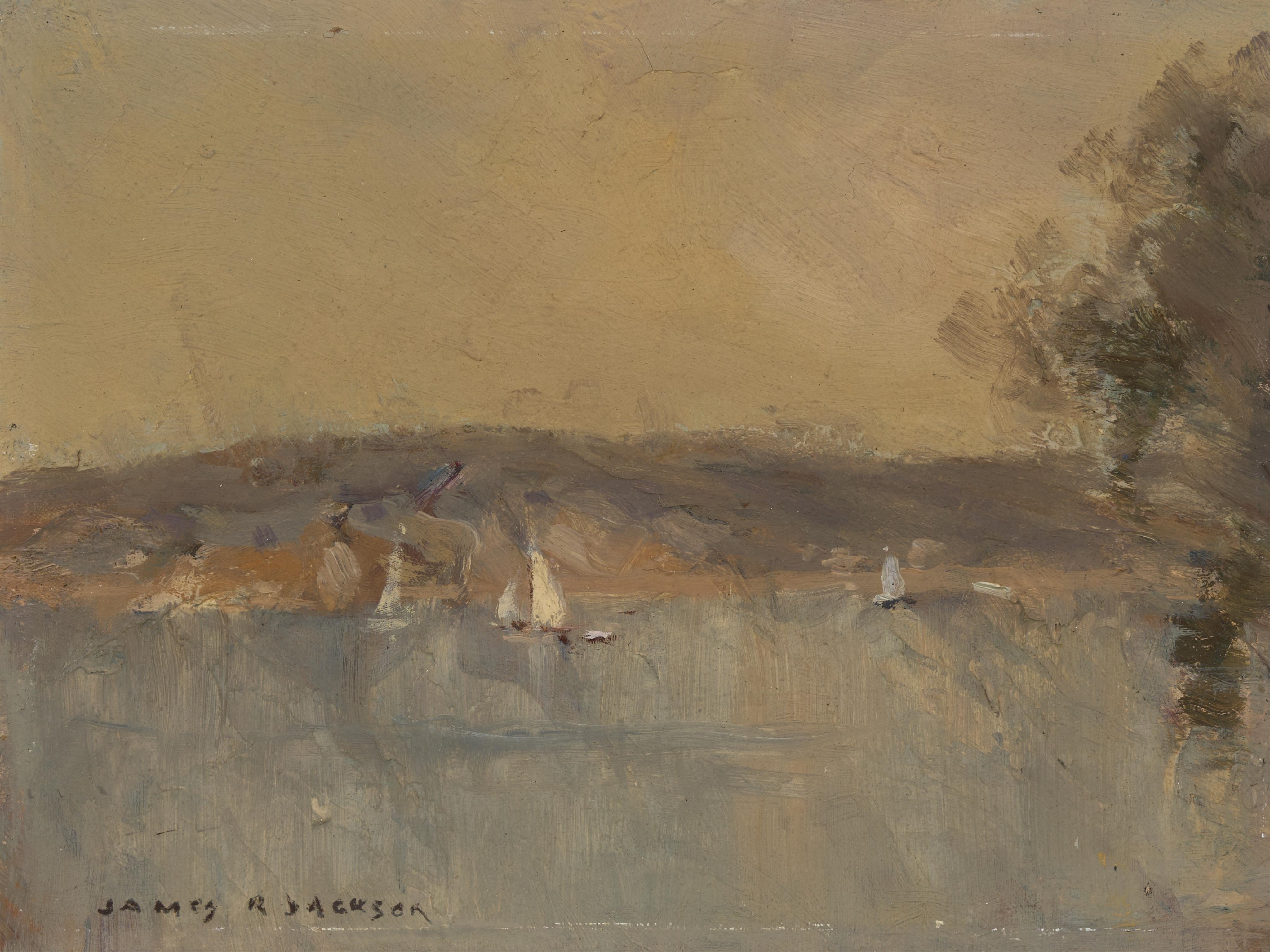 James R. Jackson | Evening Sydney Harbour, 1944 (1944) | MutualArt