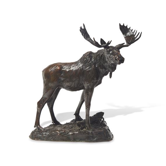 Henry Merwin Shrady | Bull Moose, 1900 (1900) | MutualArt