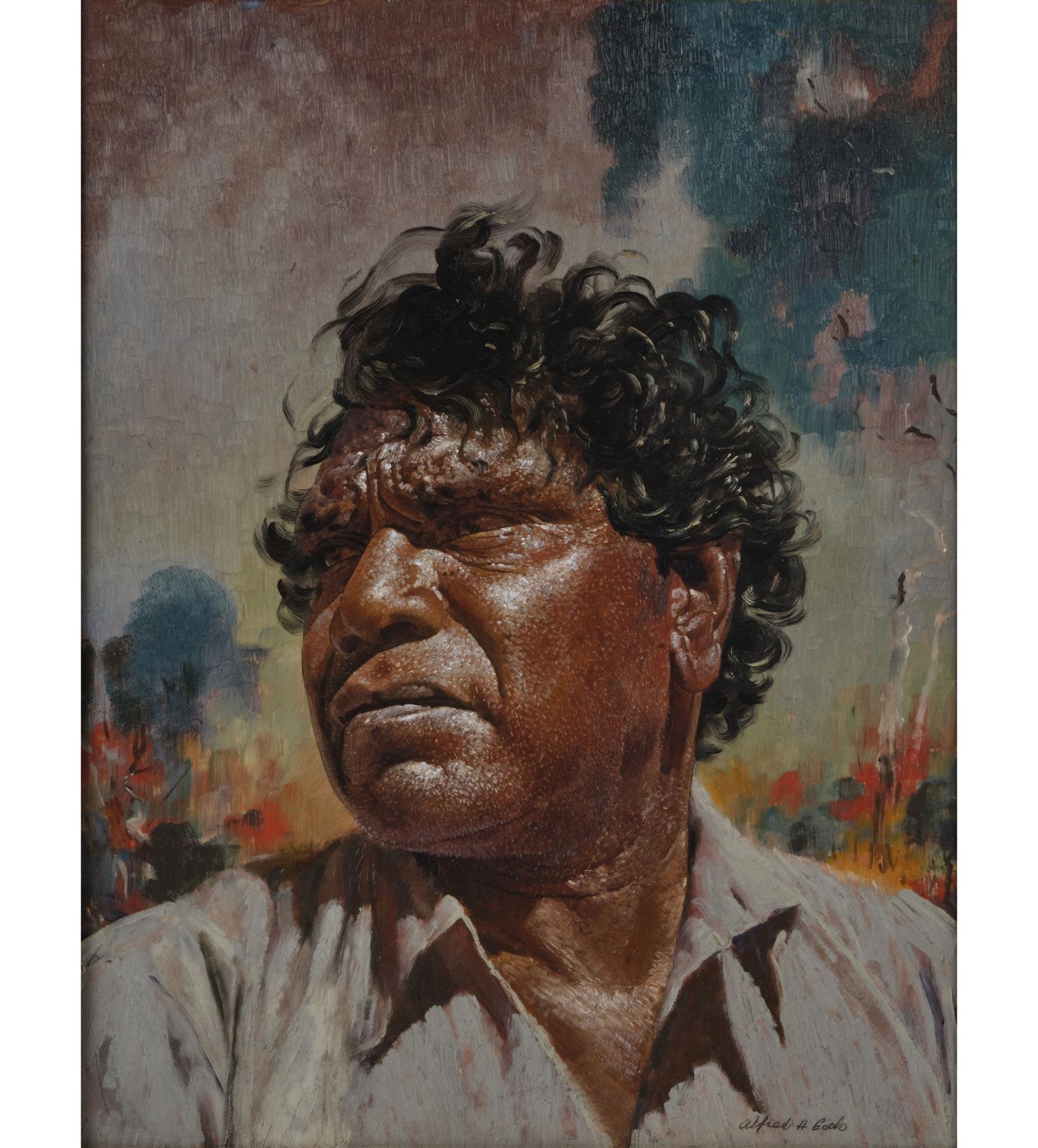 Alfred Herbert Cook | Portrait of Albert Namatjira | MutualArt