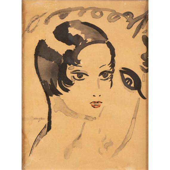 Kees van Dongen | Portrait de jeune femme (ca. 1930) | MutualArt