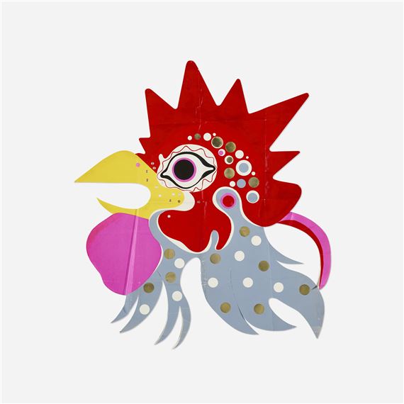 Charles & Ray Eames | Rare Rooster mask (1950) | MutualArt