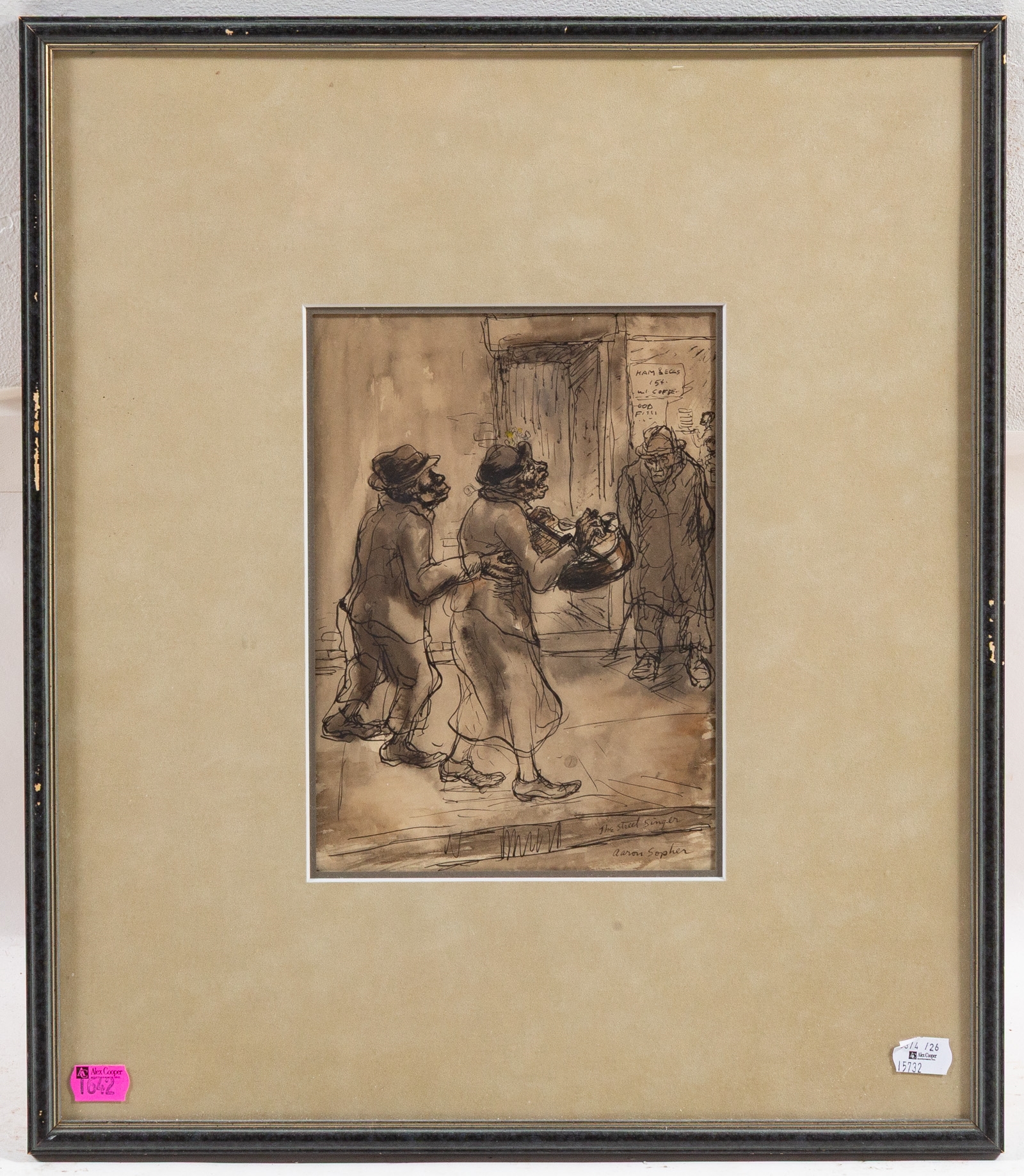 Aaron Sopher | The Street Musicians | MutualArt