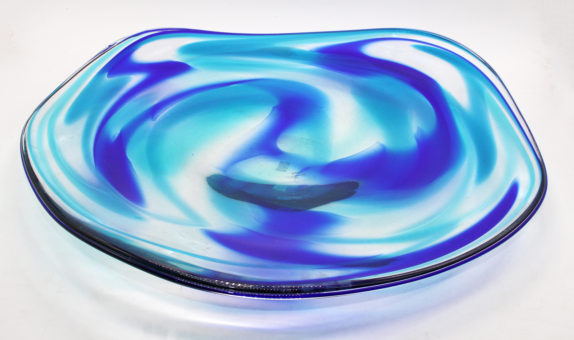 David Reade | Large David Reade art glass centrepiece dish (2015 ...