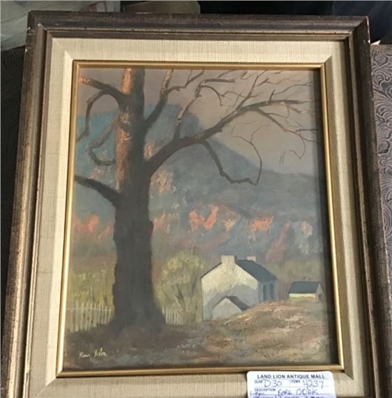 Paul Riba | Rare Pennsylvania Still Life Landscape (1950) | MutualArt