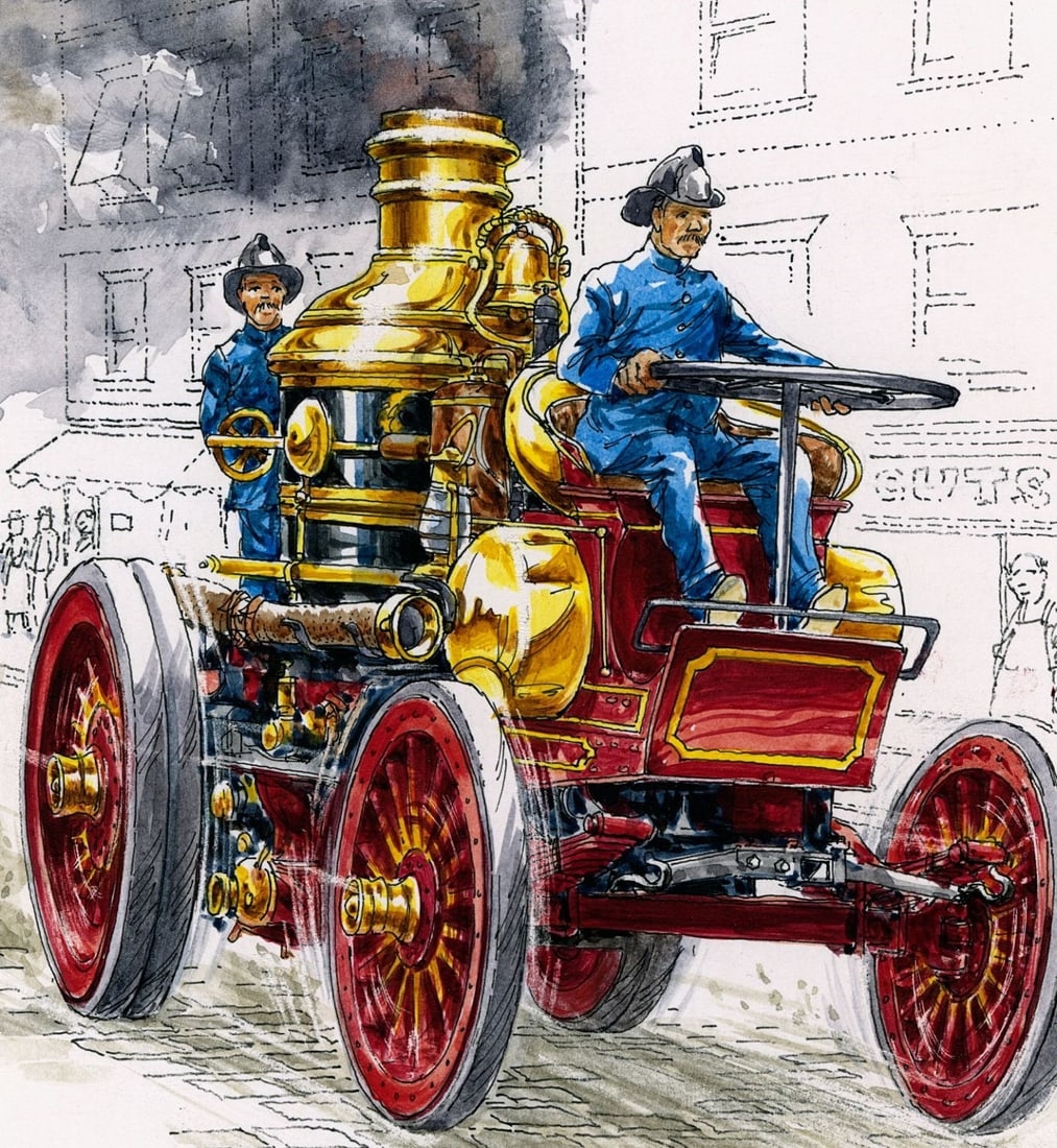 Basil Smith | Fire Engine (1988) | MutualArt