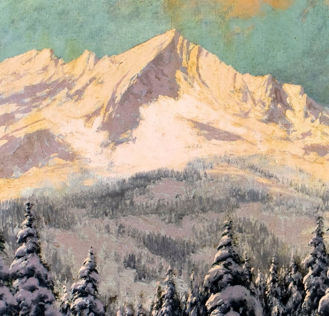 Laszlo Neogrady | Winter Mountain Landscape | MutualArt