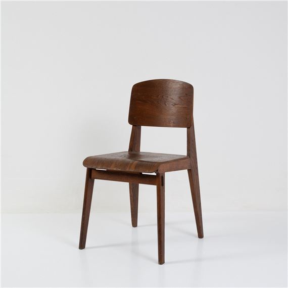 Jean Prouvé | Paire de chaises mod. Standard dites Tout bois (1941