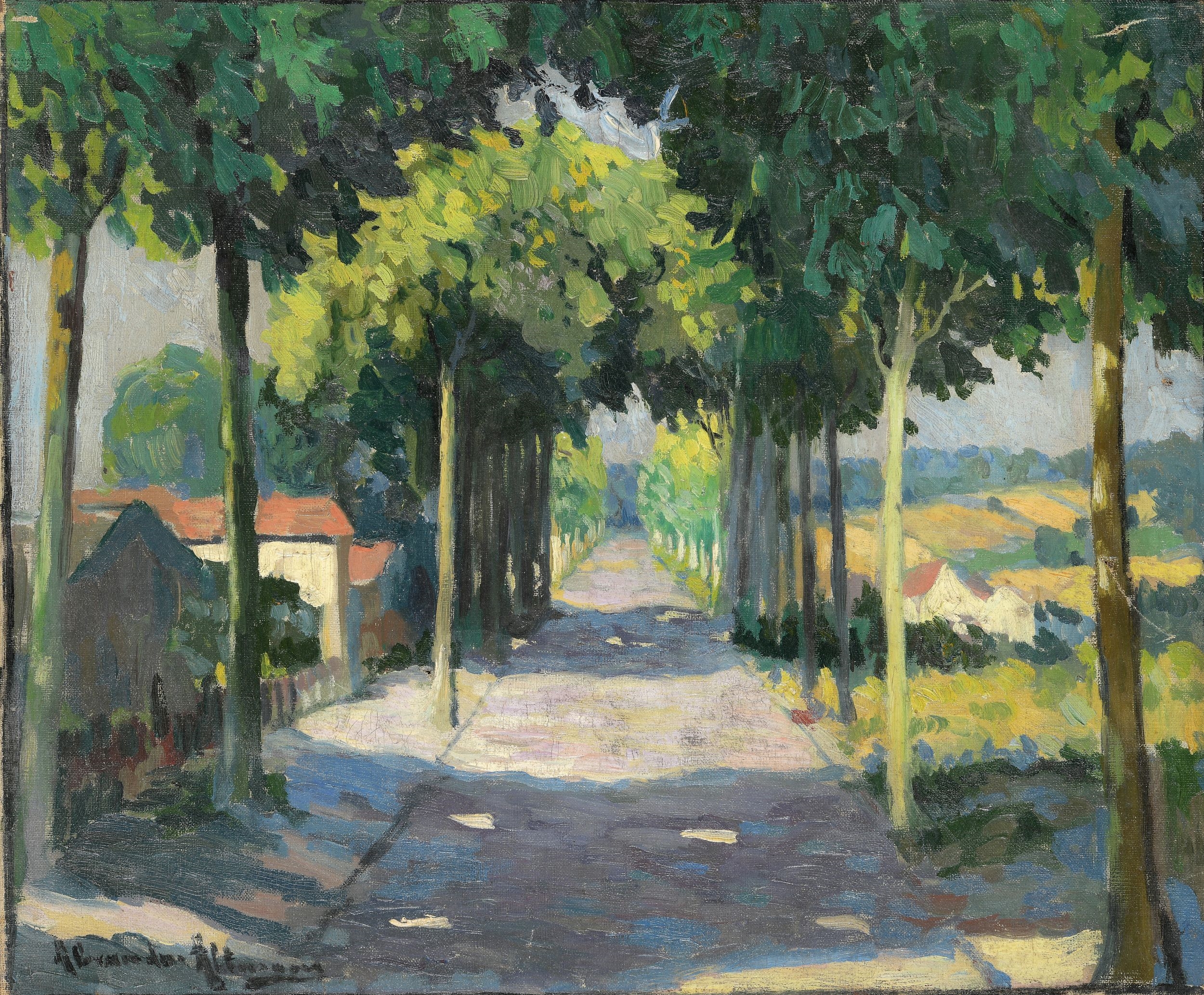 Alexandre Altmann | L'allée ensoleillée | MutualArt