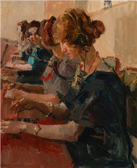Telefonistes [Telephone Operators], c. 1924