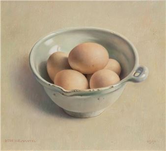 Delfts Wit Bakje Met Eieren [Delft White Bowl With Eggs], Picture