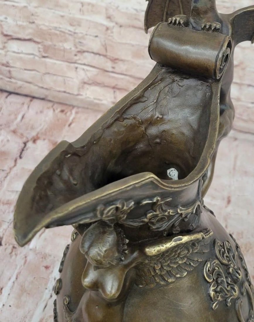 Millo | Ornate Bronze Dragon Pitcher Sculpture | MutualArt