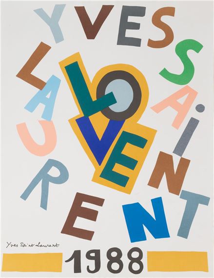 Yves Saint Laurent | LOVE (1989) | MutualArt