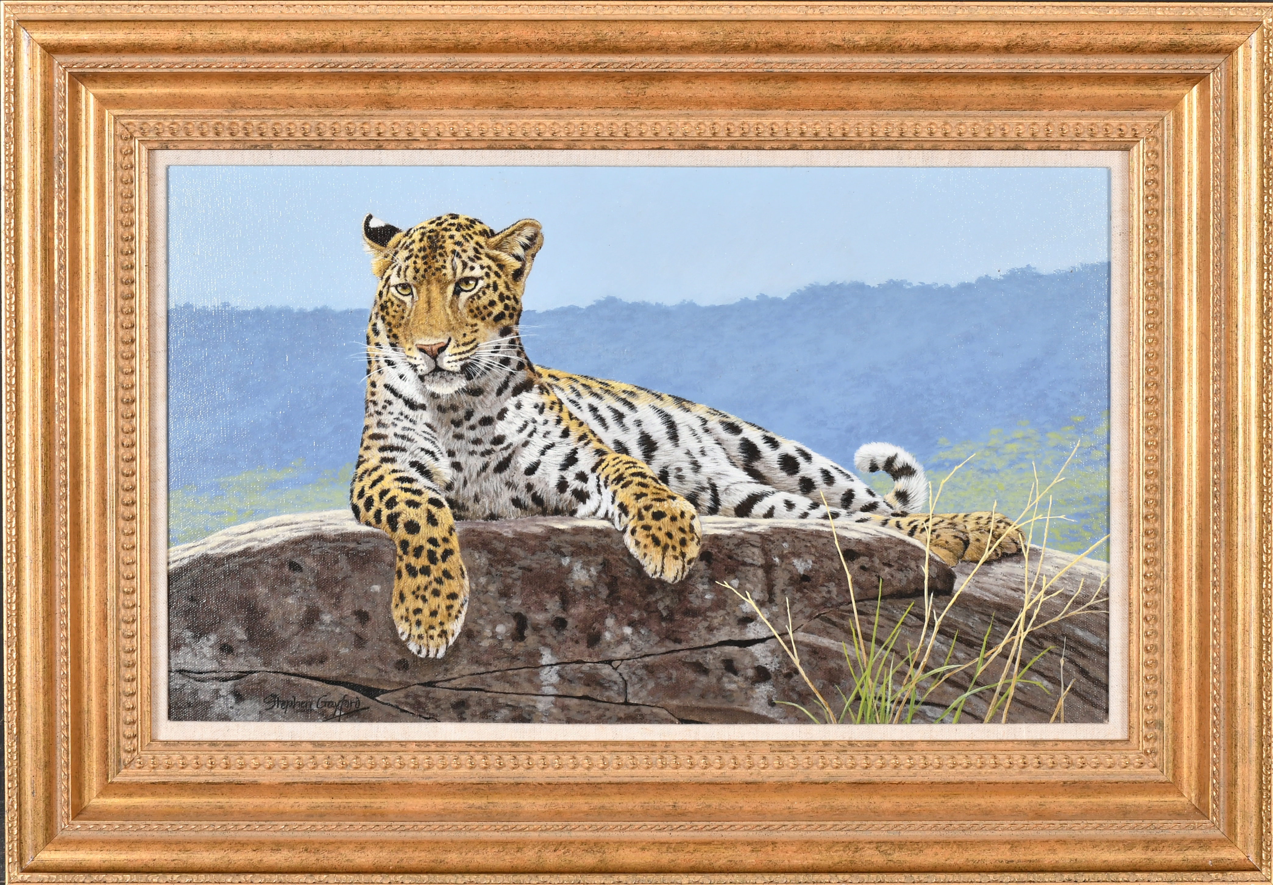 Stephen Gayford | Solitude - African Leopard (2003) | MutualArt