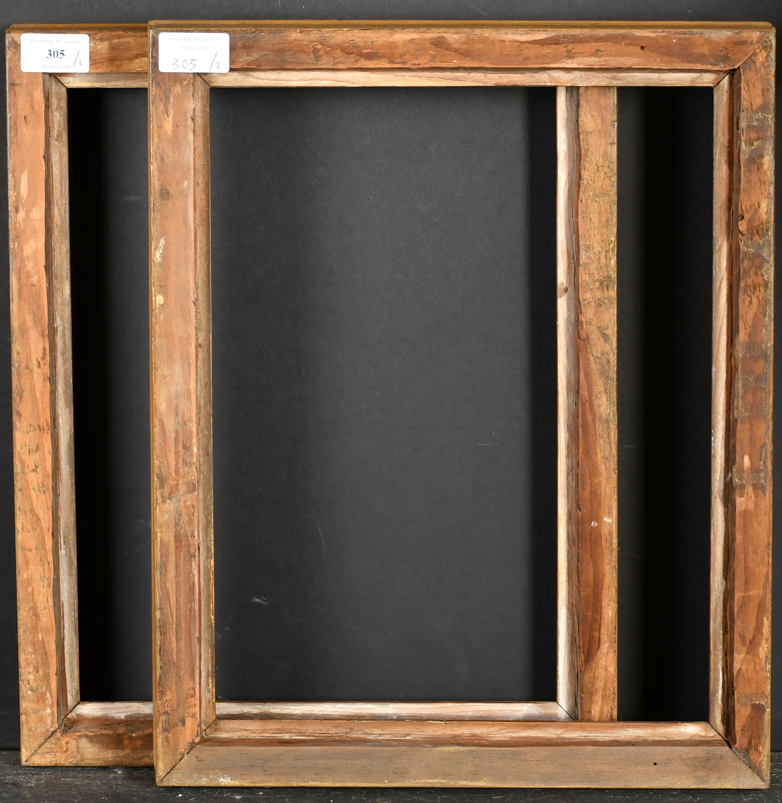 English School, 19th Century | A Pair of Gilt Composition Hollow Frames ...
