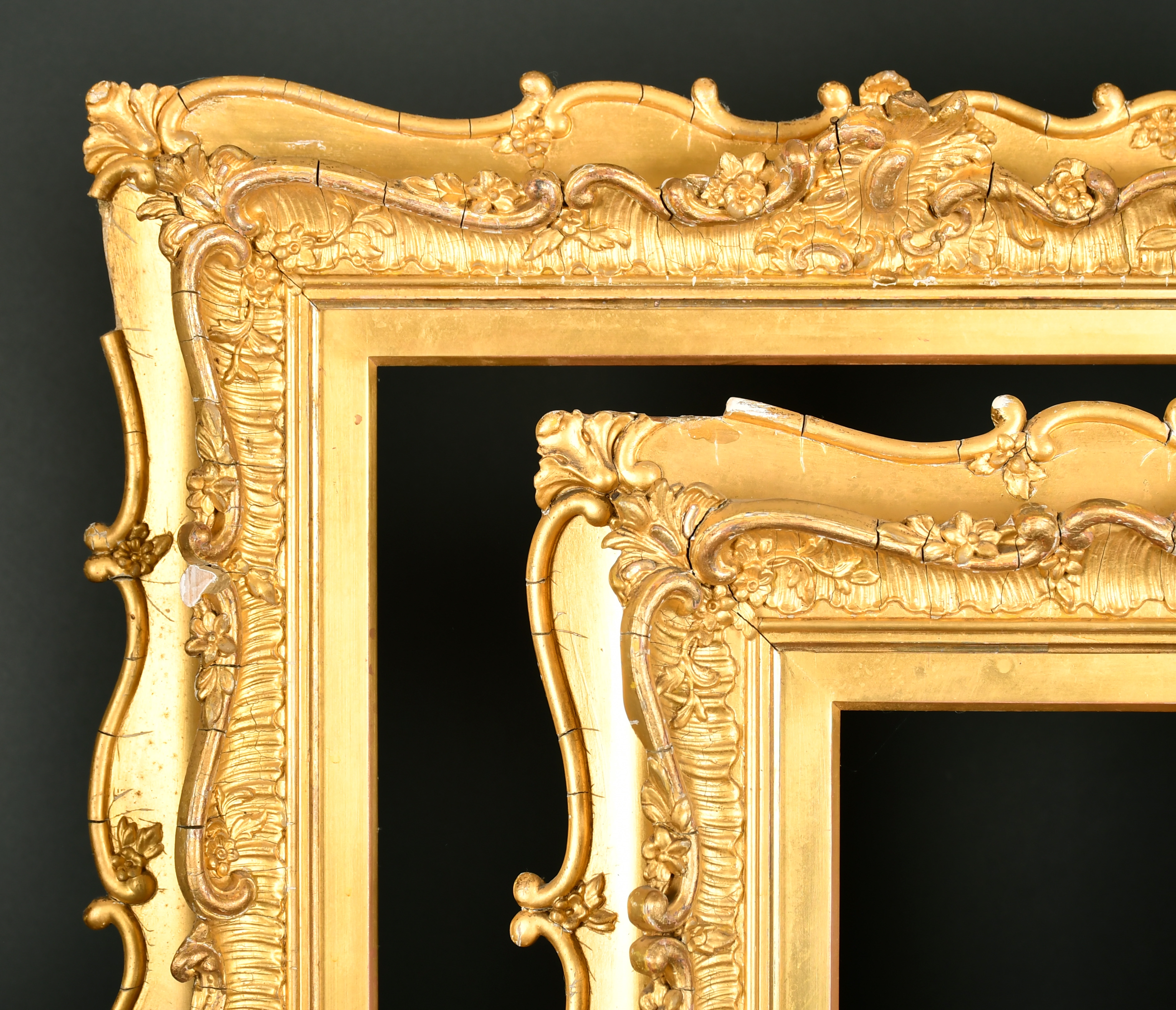 English School, 19th Century | A Pair of Gilt Swept Composition Frames ...