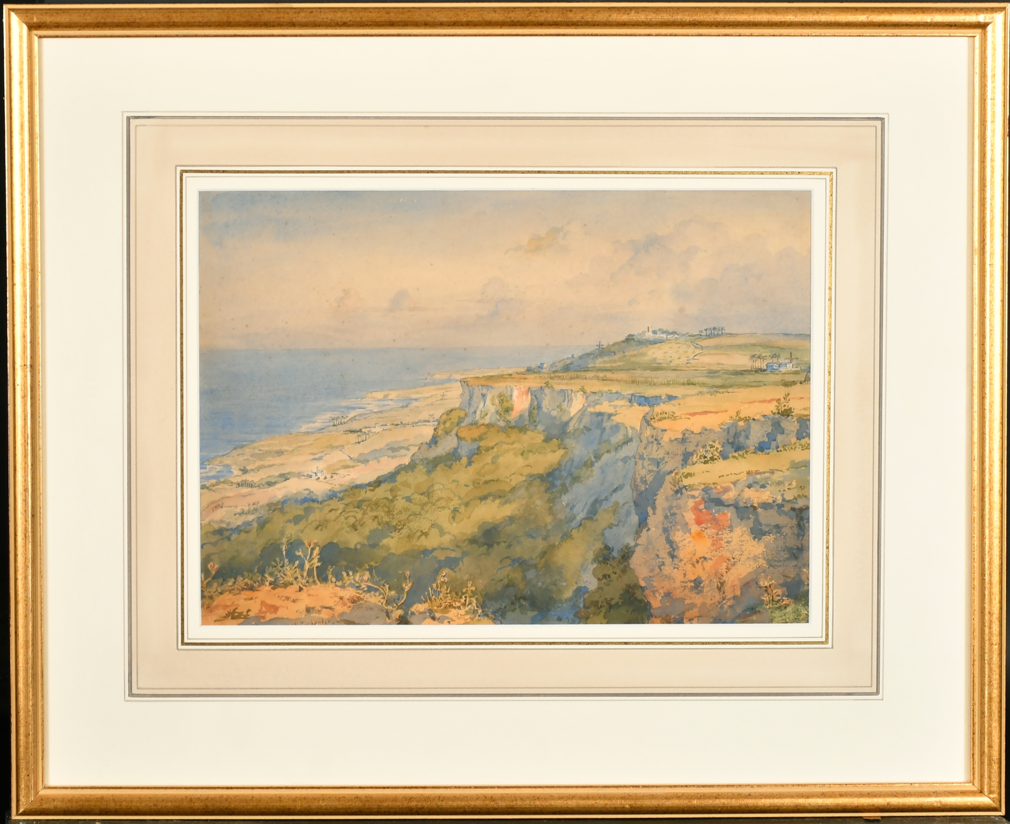 William Carpenter | Coastal View of Barbados, Hackleton's Cliff (1859 ...