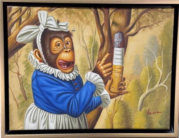 Donald Roller Wilson | HAND PAINTED MONKEY AFTER DONAL ROLLER WILSON ...